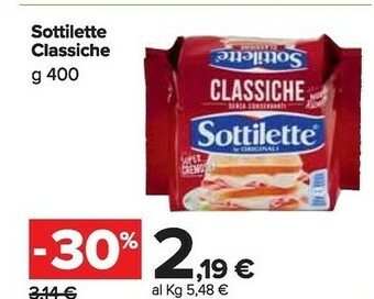 Carrefour Market Sottilette offerta