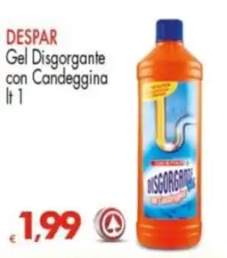 Despar DESPAR Gel Disgorgante con Candeggina offerta