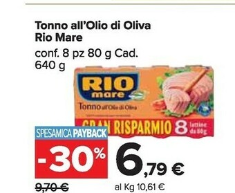 Carrefour Market Tonno rio mare offerta