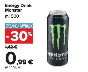 Carrefour Market Energy drink offerta