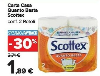Carrefour Market Rotoli di carta offerta