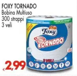 Despar FOXY TORNADO Bobina Multiuso 300 strappi 3 veli offerta