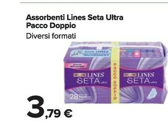 Carrefour Market Assorbenti lines offerta