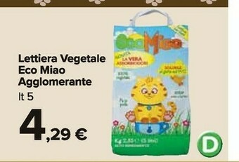 Carrefour Market Lettiera per gatti offerta