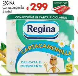 Despar REGINA Cartacamomilla 4 rotoli offerta