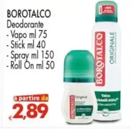 Despar BOROTALCO Deodorante - Vapo offerta