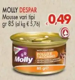 Despar MOLLY DESPAR Mousse vari tipi offerta