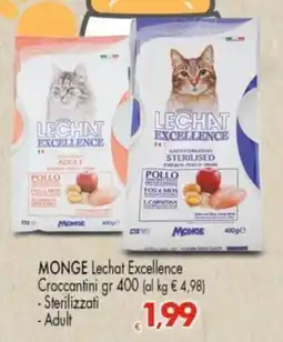 Despar MONGE Lechat Excellence Croccantini offerta