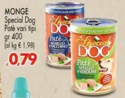 Despar MONGE Special Dog Patè vari tipi offerta