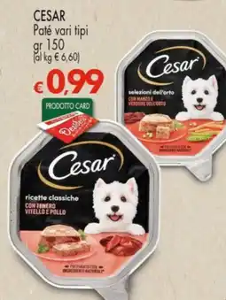 Despar CESAR Paté vari tipi offerta