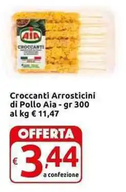 Carrefour Express Croccanti Arrosticini di Pollo Aia offerta