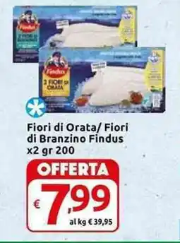Carrefour Express Fiori di Orata/Fiori di Branzino Findus x2 offerta