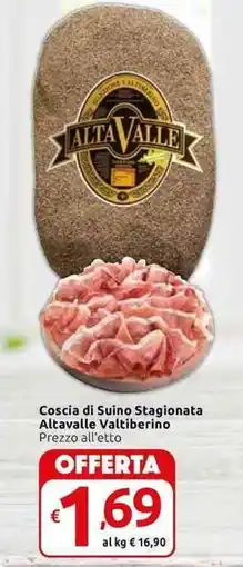 Carrefour Express Coscia di Suino Stagionata Altavalle Valtiberino offerta