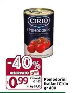Carrefour Express Pomodorini Italiani Cirio offerta