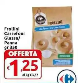 Carrefour Express Frollini Carrefour Glassa/ Panna offerta