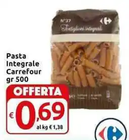 Carrefour Express Pasta Integrale Carrefour offerta