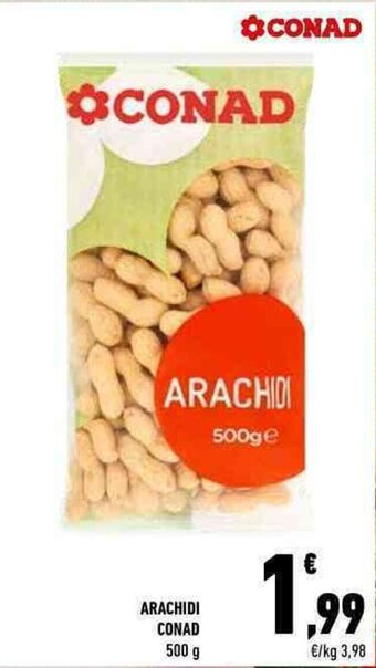 Conad Conad Arachidi 500 g offerta