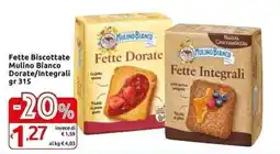 Carrefour Express Fette Biscottate Mulino Bianco Dorate/Integrali offerta