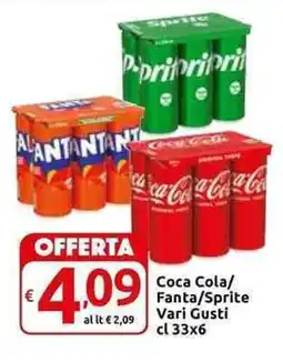Carrefour Express Coca Cola/ Fanta/Sprite Vari Gusti offerta