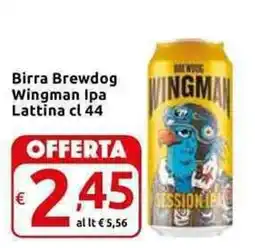 Carrefour Express Birra Brewdog Wingman Ipa Lattina offerta