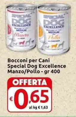 Carrefour Express Bocconi per Cani Special Dog Excellence Manzo/Pollo offerta