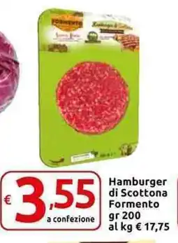 Carrefour Express Hamburger di Scottona Formento offerta