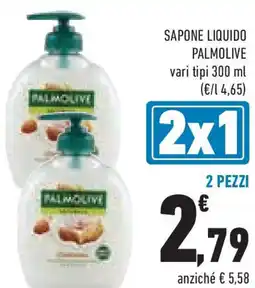 Conad Sapone liquido PALMOLIVE vari tipi 2 pezzi offerta