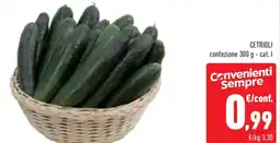 Conad CETRIOLI confezione cat. I offerta