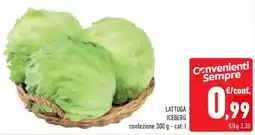 Conad Lattuga iceberg confezione cat. I offerta