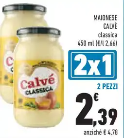 Conad Superstore Maionese CALVÈ classica offerta