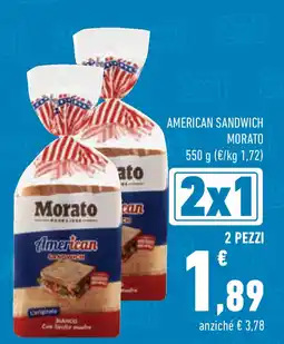 Conad Superstore American sandwich MORATO offerta