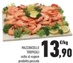 Conad MAZZANCOLLE TROPICALI cotte al vapore prodotto pescato offerta