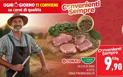 Conad Filetto di suino a fette CONAD PERCORSO QUALITÀ offerta