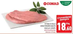 Conad Fettine di vitello conad percorso qualità offerta