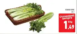 Conad Superstore Sedano verde offerta