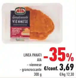 Conad AIA linea panati viennese grancroccante offerta