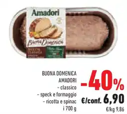 Conad Superstore Buona domenica AMADORI offerta