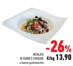 Conad Insalata di farro e verdure offerta