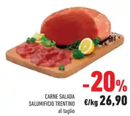 Conad Superstore Carne salada salumificio trentino offerta