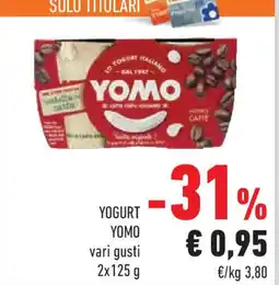Conad Yogurt YOMO offerta