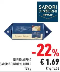 Conad Burro alpino SAPORI&DINTORNI CONAD offerta