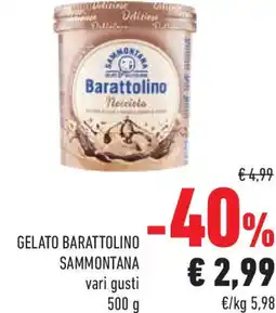 Conad Gelato barattolino SAMMONTANA offerta
