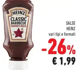Conad Classic barbecue smokey rich HEINZ offerta
