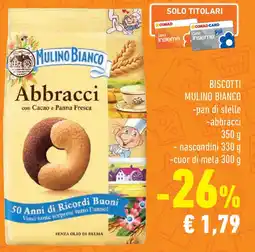 Conad Biscotti MULINO BIANCO -pan di stelle offerta