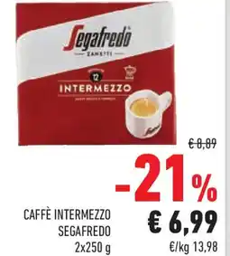 Conad Caffè intermezzo SEGAFREDO offerta