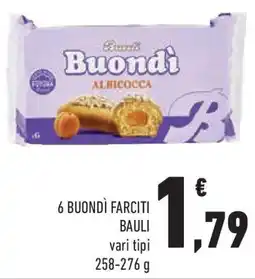 Conad 6 buondì farciti BAULI offerta
