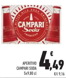 Conad Aperitivo CAMPARI SODA offerta