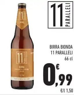 Conad Birra bionda 11 PARALLELI offerta