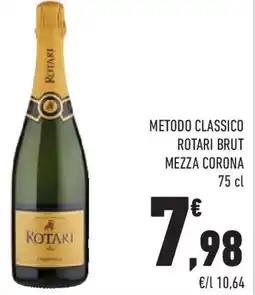 Conad Metodo classico ROTARI BRUT mezza corona offerta