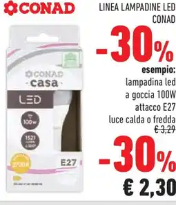 Conad Linea lampadine led CONAD offerta